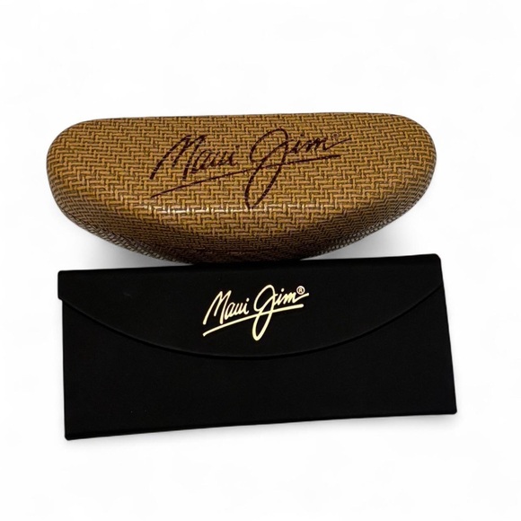 Maui Jim Other - Maui Jim Hard Clamshell Case & Trifold Black Case(s) Bundle
